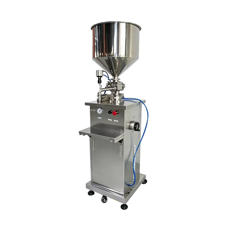Riempitrice a pistone monotesta completamente pneumatica per crema cosmetica